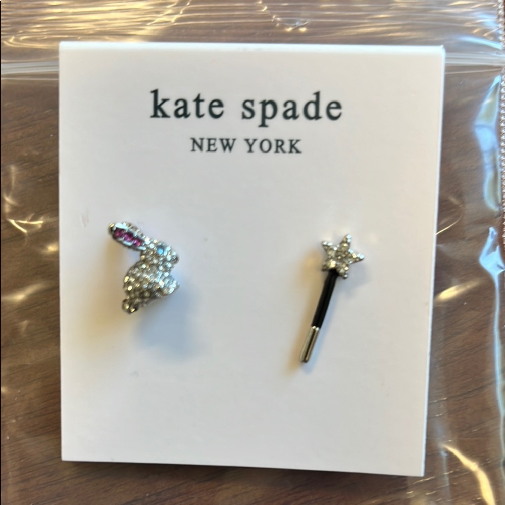 kate spade Starring Bunny Silver Earrings